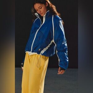 Free People x FP Movement Earth Gem Insulated Packable Jacket, Blue, Size Small